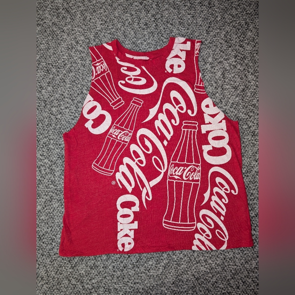 Coca Cola Kids Graphic Red Tank Top